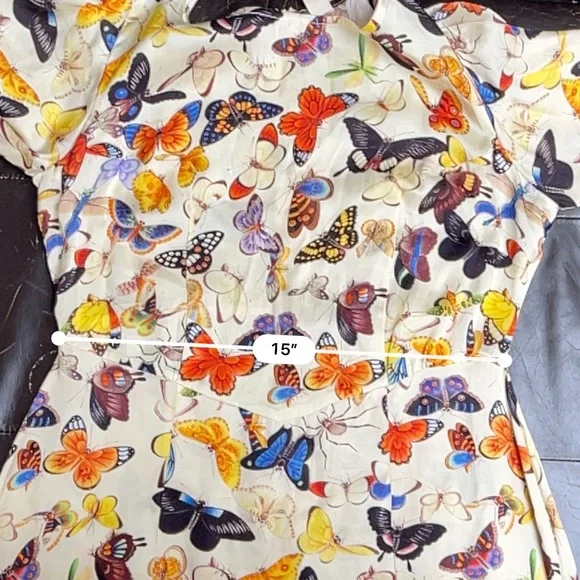 Samantha Pleet Butterfly Noble Midi Dress | Sz 6 - Picture 8 of 13